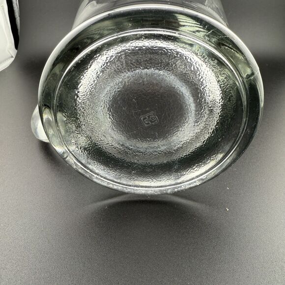 1970's ANCHOR HOCKING 8" glass retro water/beer pitcher USED / Clean LOGO - Picture 6 of 7